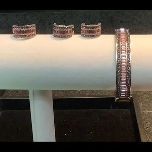 Heidi Daus Matching Bracelet, Earrings, Ring